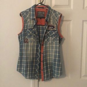 Affliction - L Sleeveless Garage Shirt